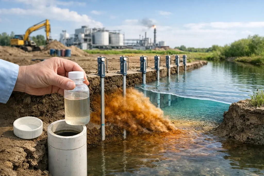 Dimensionamento de barreira hidráulica contaminante