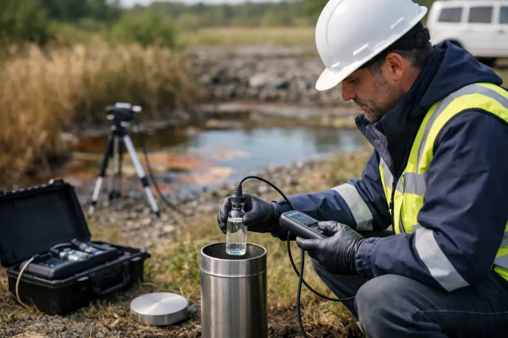Monitoramento de águas subterrâneas contaminadas