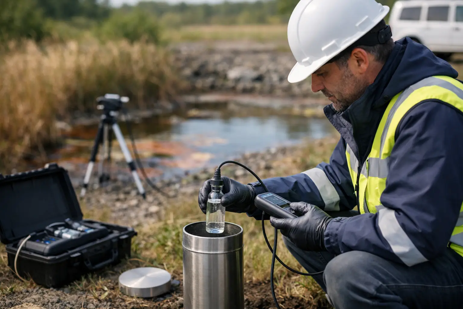 Monitoramento de águas subterrâneas contaminadas