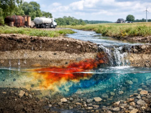 Transporte de contaminantes na água subterrânea