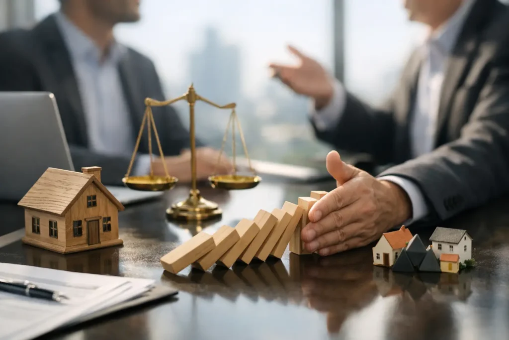 Caso passivo imobiliário: riscos e decisões