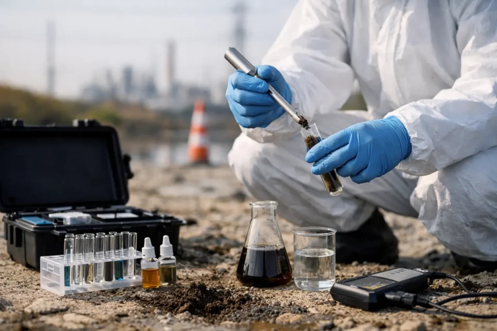 Como investigar um solo contaminado com precisão