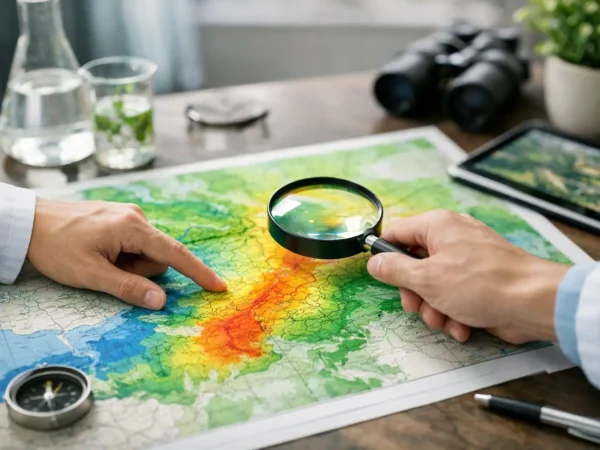 Mapa potenciométrico para decisões ambientais seguras