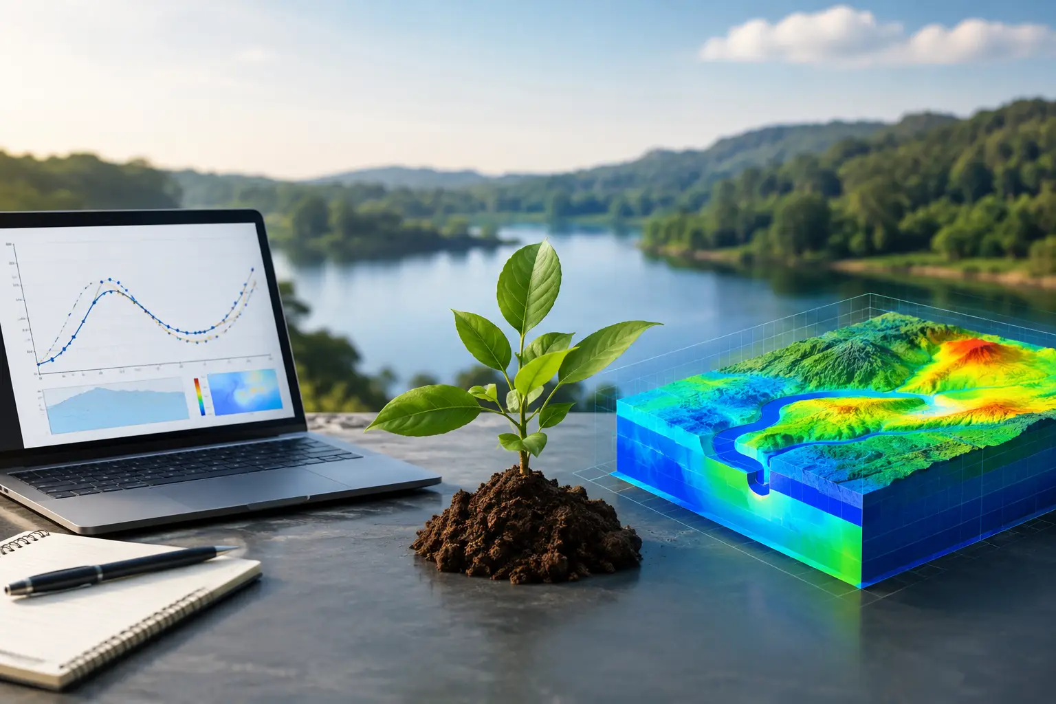 Modelagem analítica versus numérica ambiental
